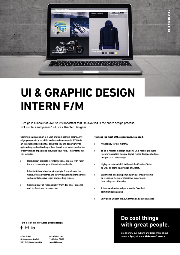UI & GRAPHIC DESIGN INTERN