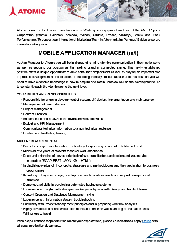 Mobile Application Manager (m/f)